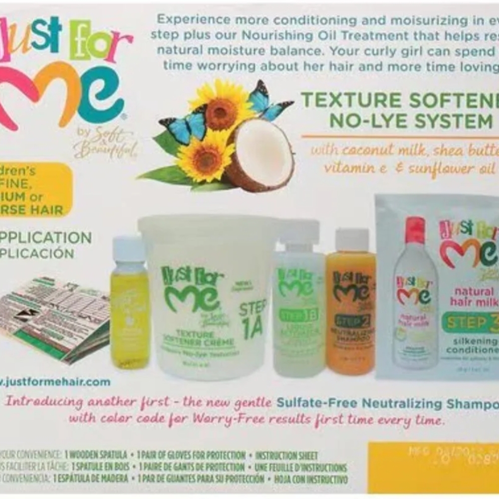 JUST FOR ME TEXTURE SOFTENER NO-LYE SYSTEM - Picture 3 of 4